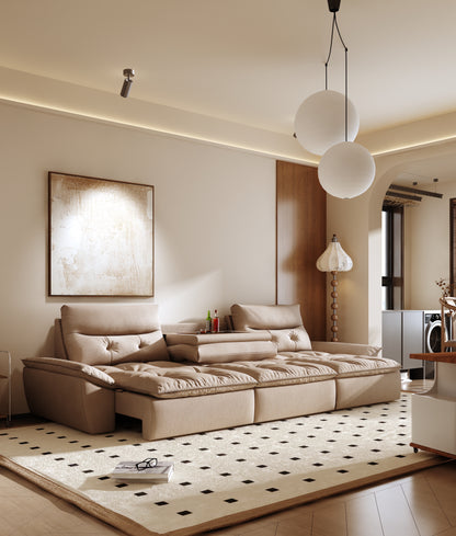 Mercury Extendable Sofa Bed with Cup Holders