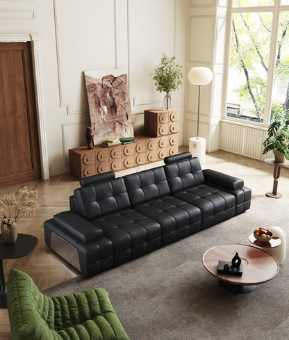 Venus Extendable Sofa Bed with Cup Holders and Adjustable Armrests