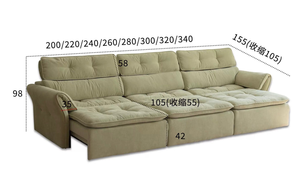 Benjamin Extendable Sofa
