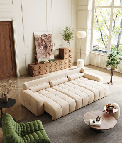 Mars Extendable Sofa Bed with Reclining Backrests