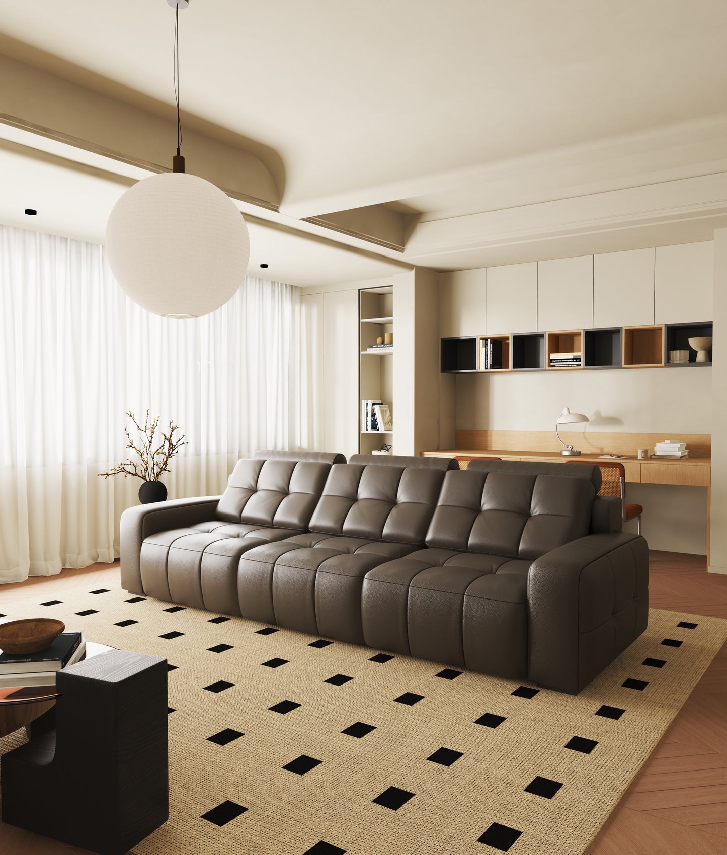 Mars Extendable Sofa Bed with Reclining Backrests