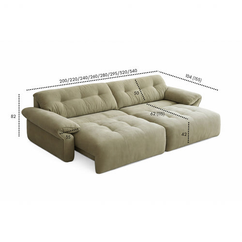 Aurora Extendable Sofa