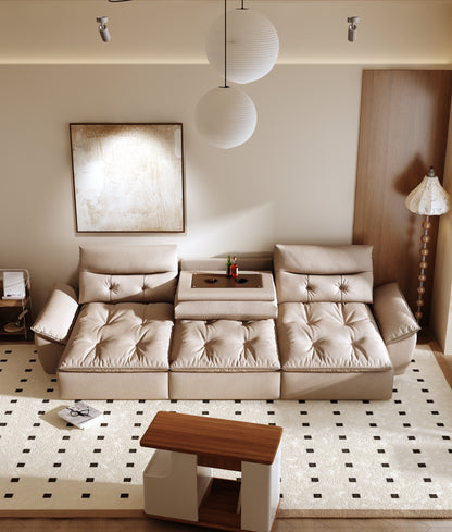 Mercury Extendable Sofa Bed with Cup Holders