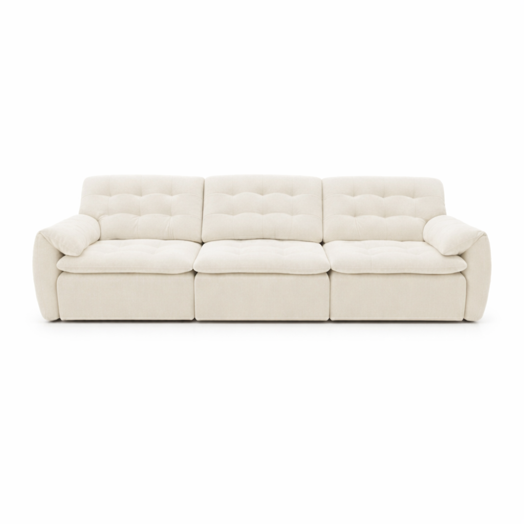 Tiffany Extendable Sofa in Chenille