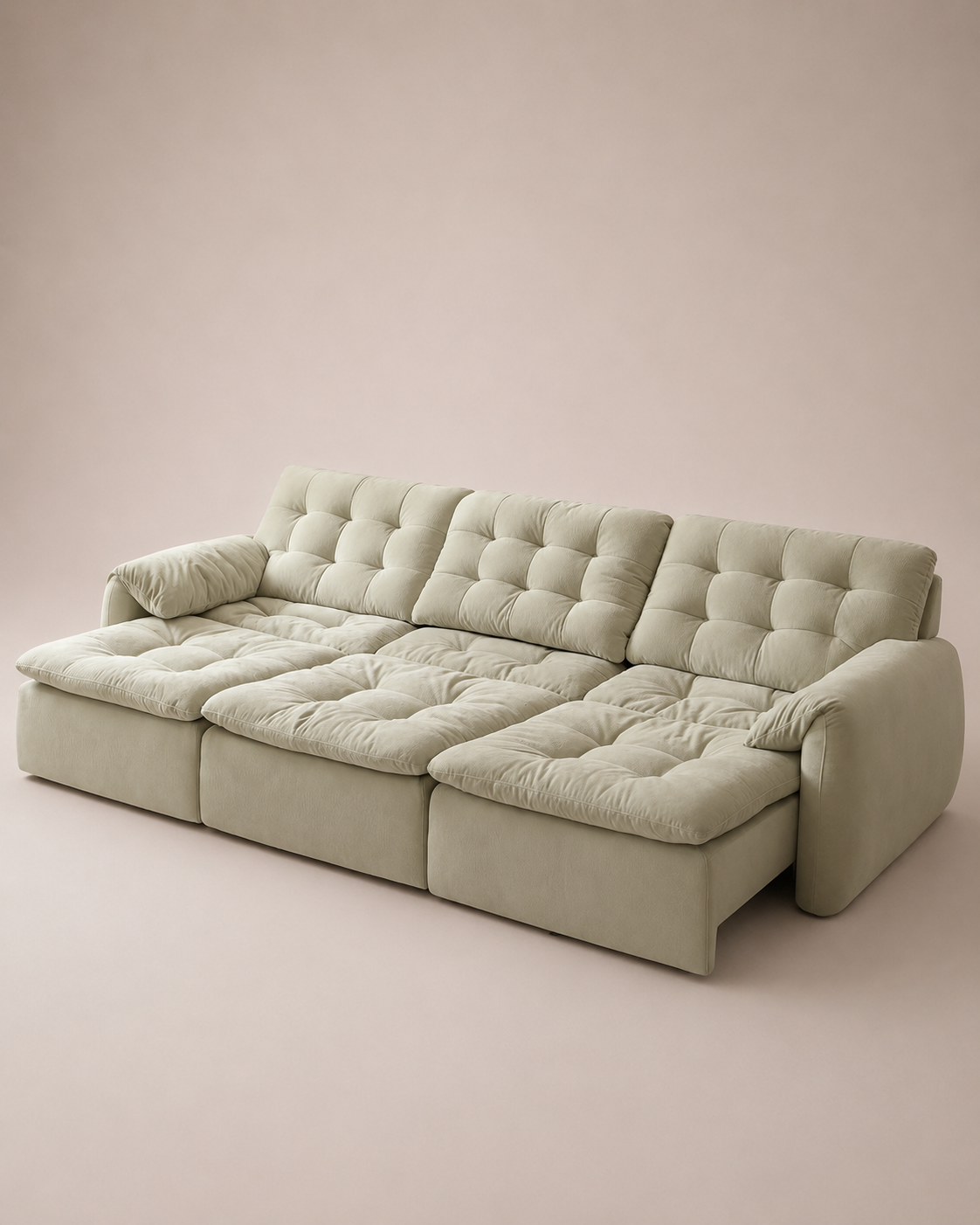 Tiffany Extendable Sofa in Chenille