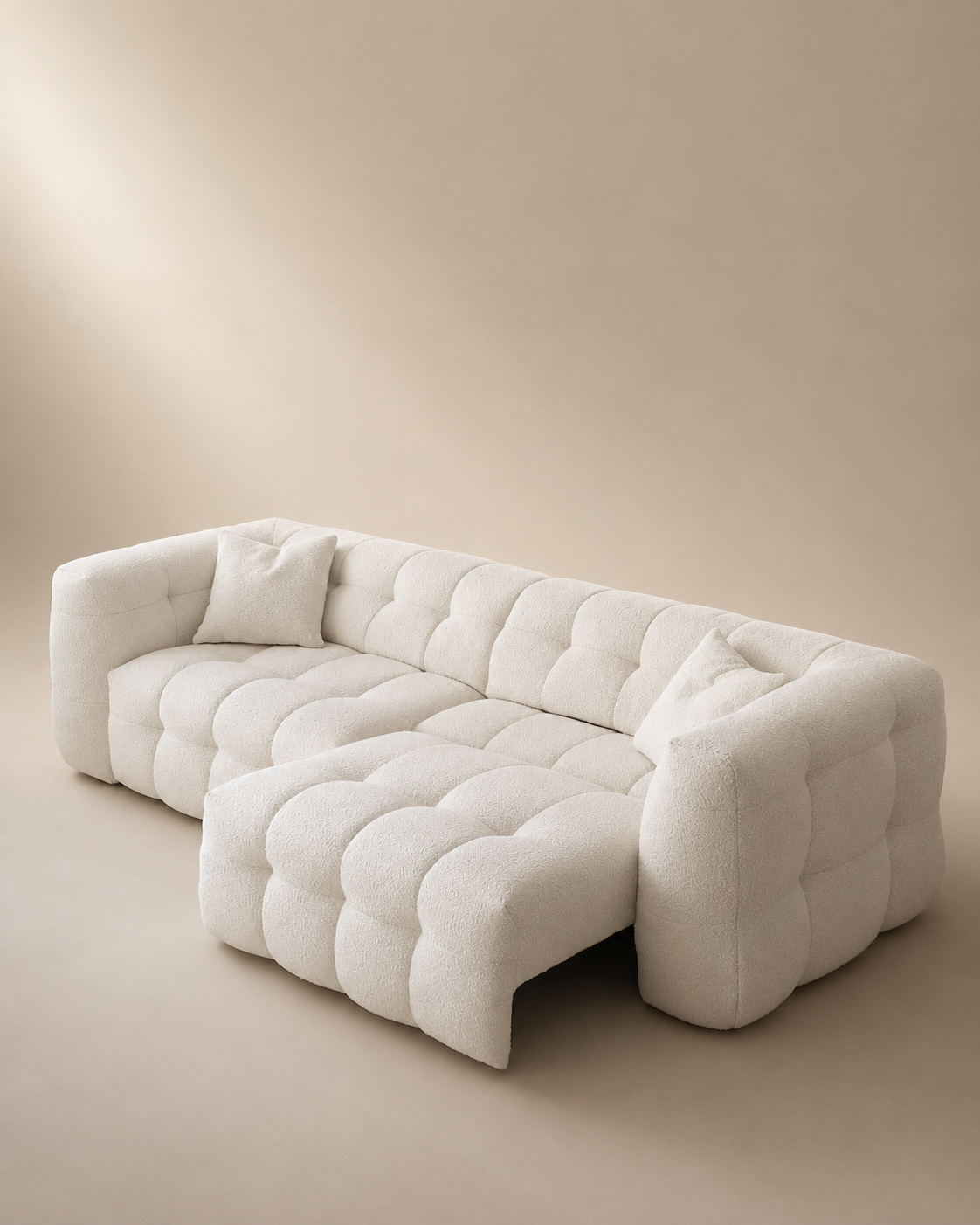 Anakin Extendable Sofa in Bouclé