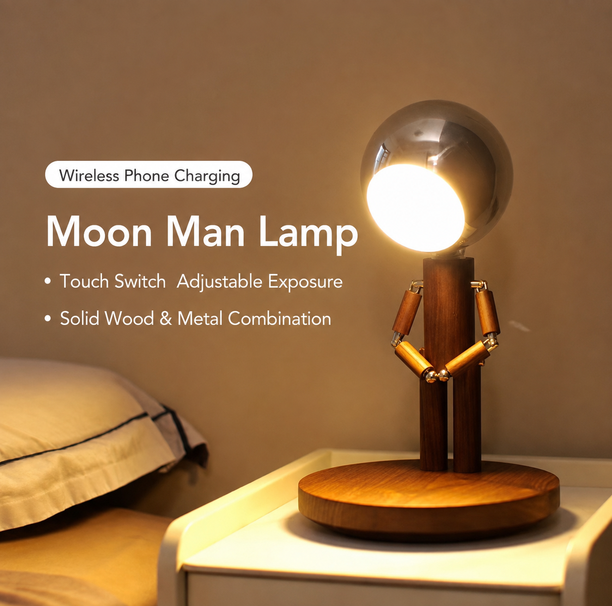 The Moon Man Lamp